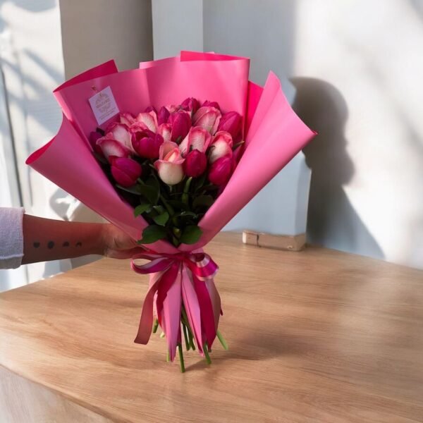 Buquê Tulipas Rosa