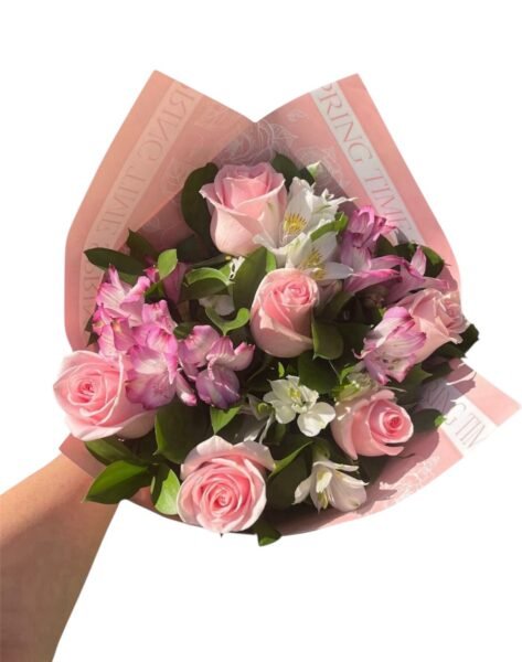 Buquê Rosas Cor de Rosa