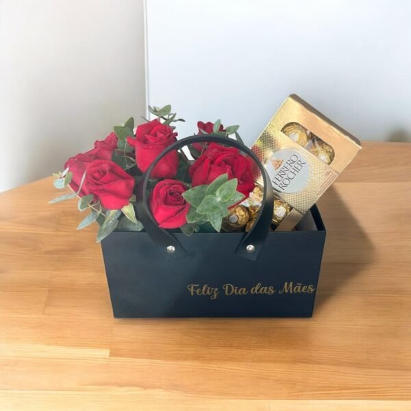 Bag Black Rosas Ferrero Rocher