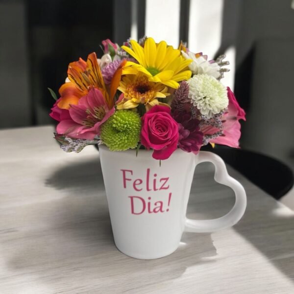 Caneca de Flores
