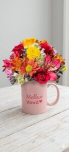 Caneca de Flores