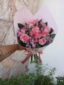 Buquê Rosas Cor de Rosa