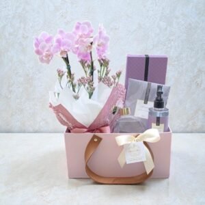 BOX AROMAS E ORQUÍDEAS LILÁS