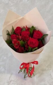 Buquê 5 Rosas Vermelhas