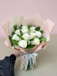 Buquê Blanco Rosas importadas